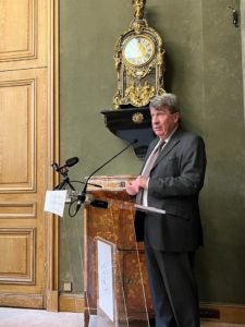 Le chancelier de l'Institut, Xavier Darcos à la cérémonie de remise des Prix de la nouvelle école innovante 2023